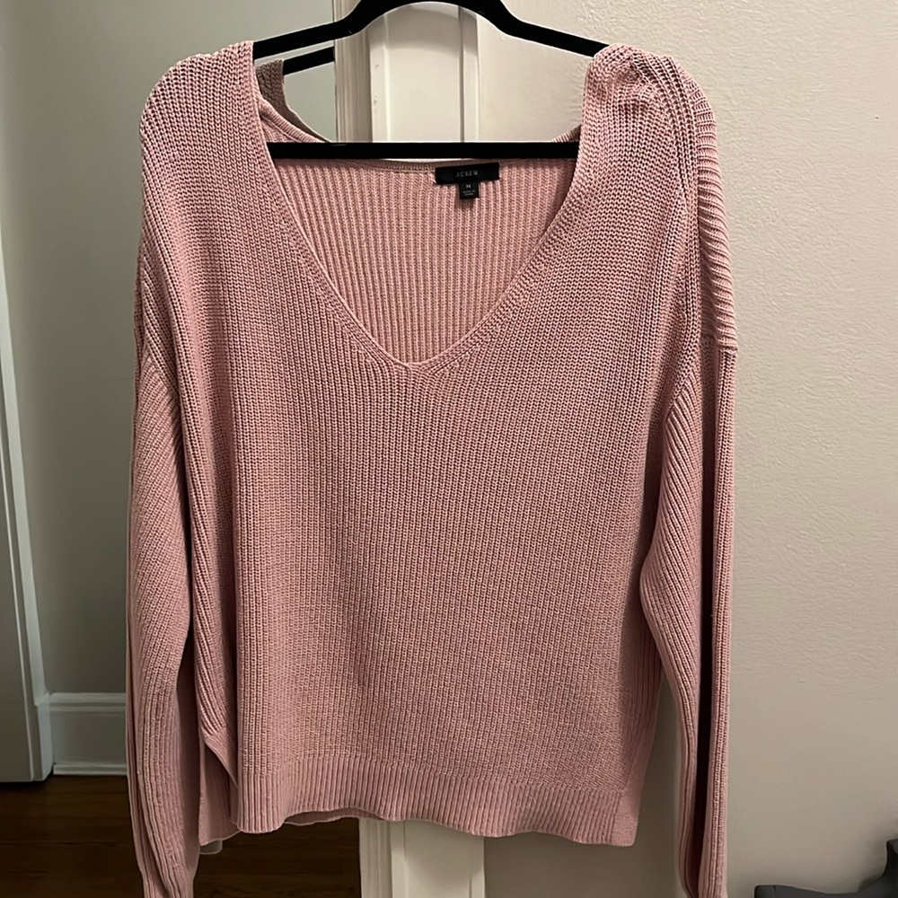 Pink J Crew Sweater